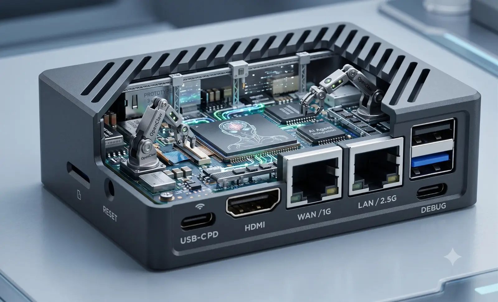 Ayonix AIBOX · front I/O